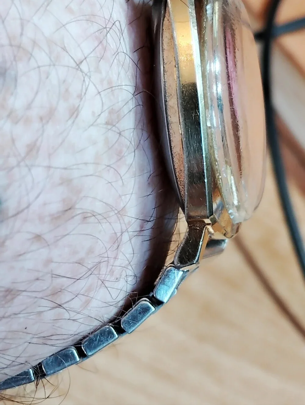 Timex Electric Dynabeat With 'Tigers eye' Sunburst Dial WORKING
